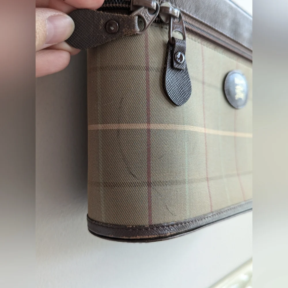Vintage Burberrys- Nova Brown Canvas Crossbody - Picture 3 of 11